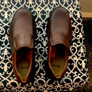 Brand new never worn..Clark’s leather dress shoe.. leather uppers..